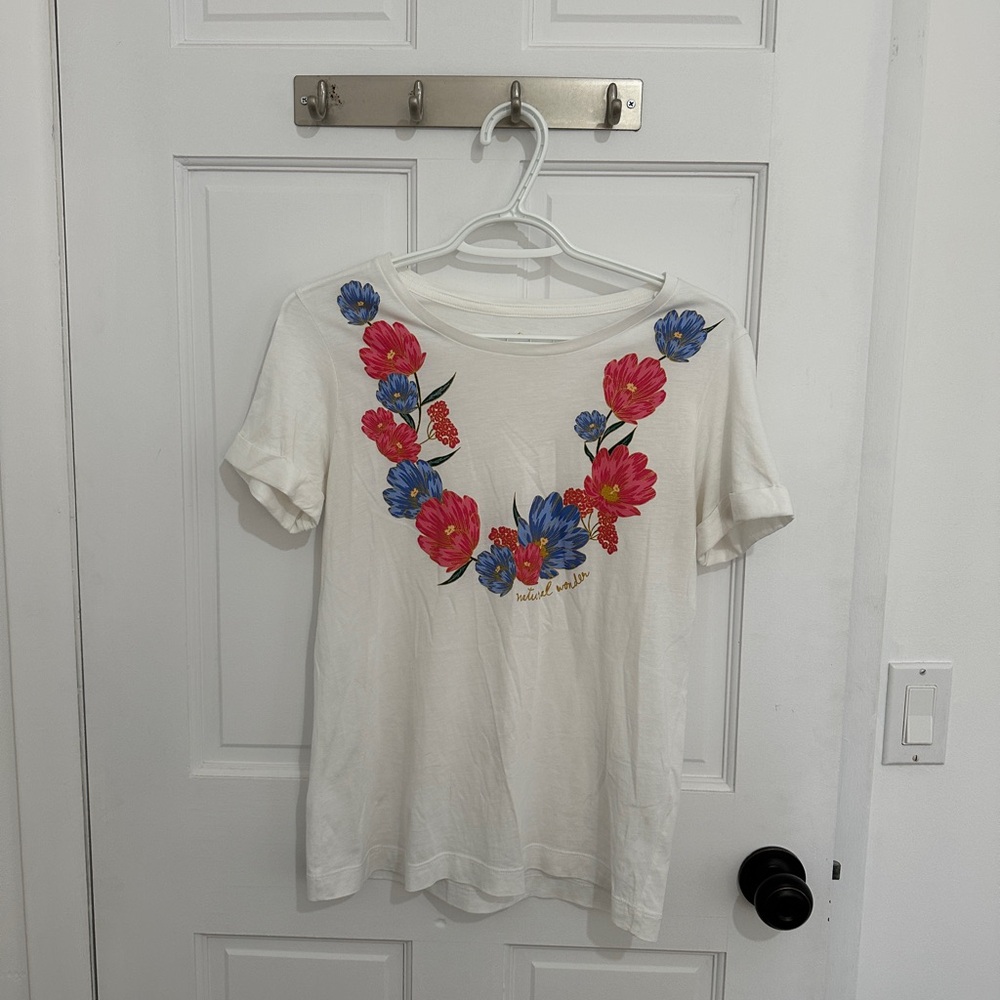 Kate Spade Floral White Top